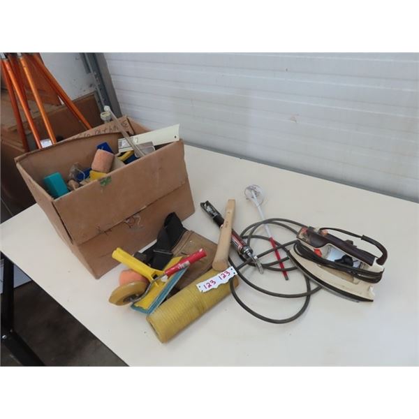 Paint Rollers, Brush Spin Cleaner, Carpenters Belt