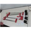 Image 1 : 4 Bessey Clamps (2) 24'' (2) 36''
