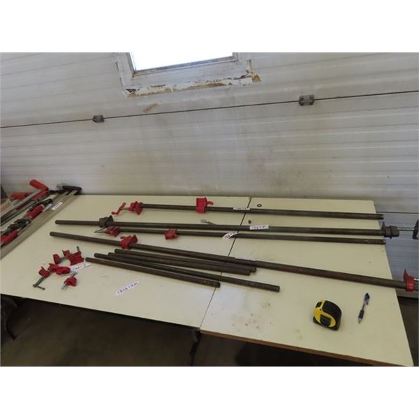8 Pipe Clamps up to 70'' 