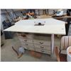 Image 1 : Router Table with 8 Storage Drawers