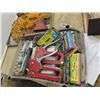 Image 4 : Staplers, Staples, Squares, Levels, Saws 