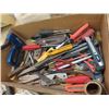 Image 2 : Box of Various Tools: Hack Saws, Hammers