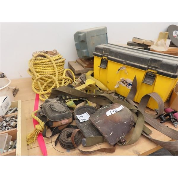 3/4'' Rope, Safety Harness, Knee Pads