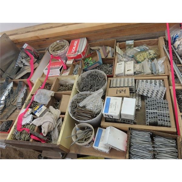 Nails, Hinges, Rafter Joiners, Screws, Door Hardware