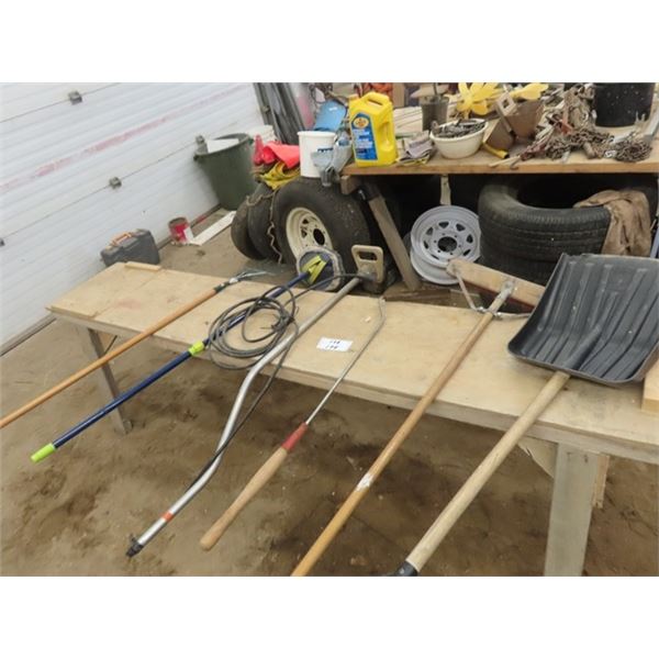 Shovel, Rake, Broom, Grass Whip, Electric