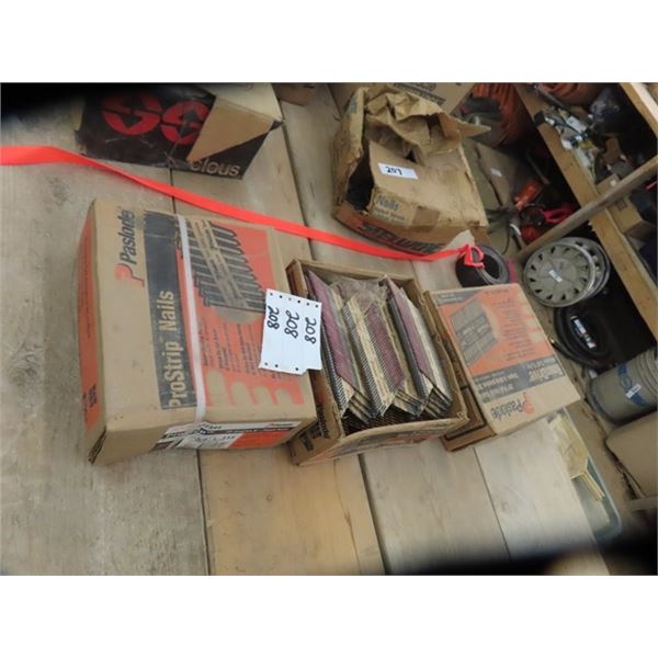 2 Full Boxes of Paslode Nails - 1 Box of 3/4'' 
