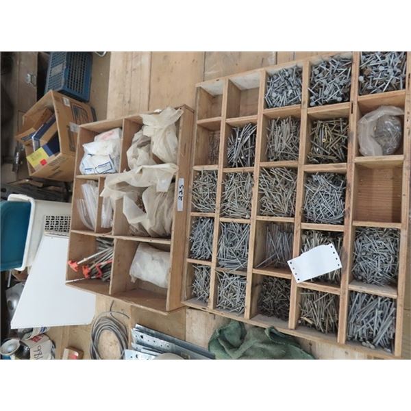 Nails, Screws, Spikes in Organizers 