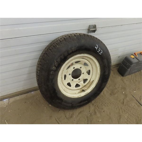 Good Year Tire ST 225/75 R15 with 6 Hole Rim