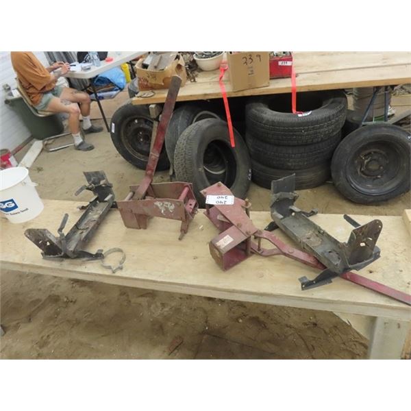 2 Wall Jacks, 2 Scaffolding Brackets 