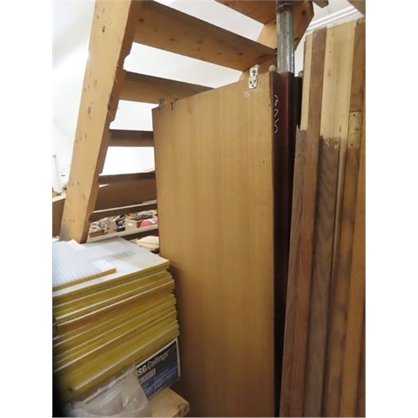 (4) 24'' x 78'' Mahogany Sliding Closet Doors 