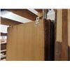 Image 2 : (4) 24'' x 78'' Mahogany Sliding Closet Doors 