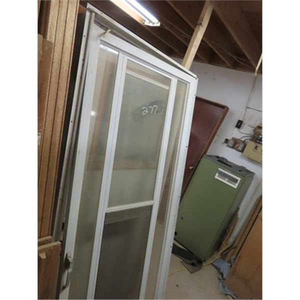 (2) 32'' x 80'' Metal Storm Door 