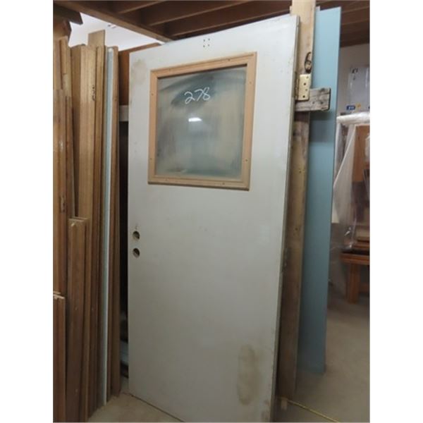 36'' x 80'' Metal Cladding Exterior Door 