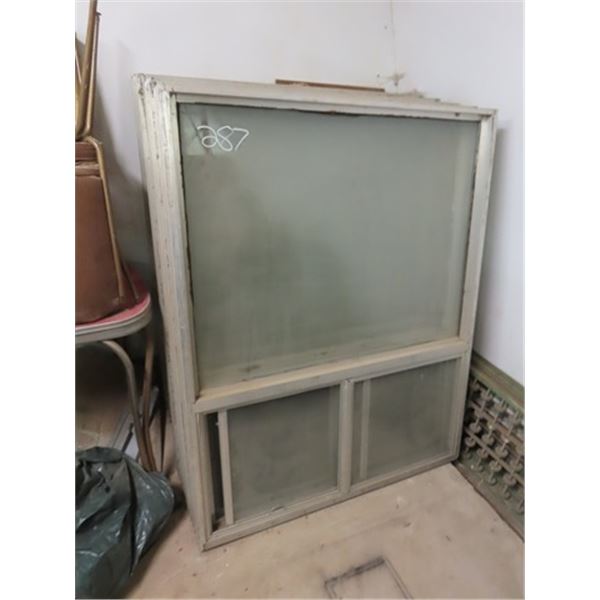 (8) 48'' x 57'' Aluminum Framed Window 