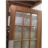 Image 2 : (2) 32'' x 80'' Oak French Doors 