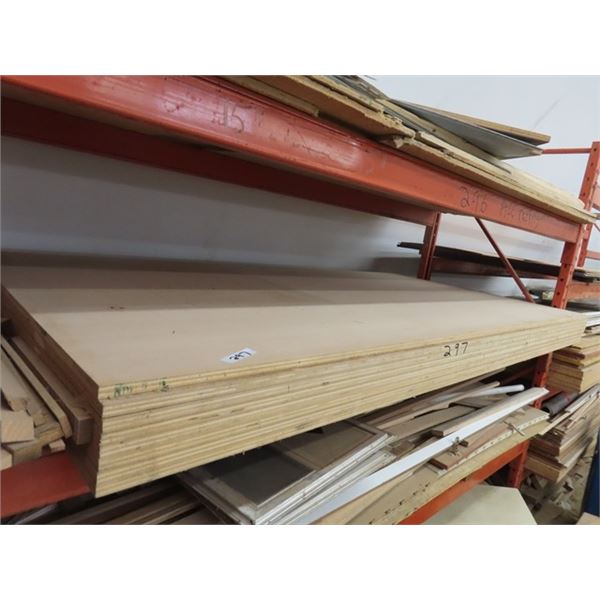 (8) Sheets of 4' x 8' x 3/4'' Oak Plywood - Good on Both Sides 