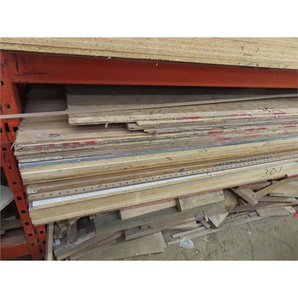 (21) 4' x 8' x 3/8'' - 3/4'' - (8) Melamine