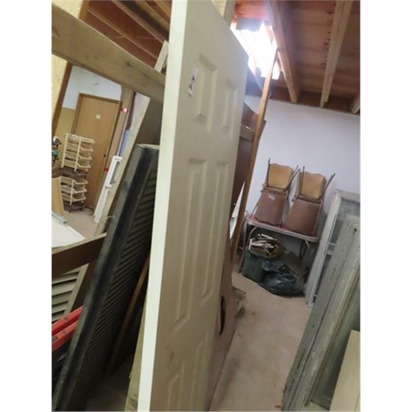 Solid Wood Raised Panel Door 24'' x 84''