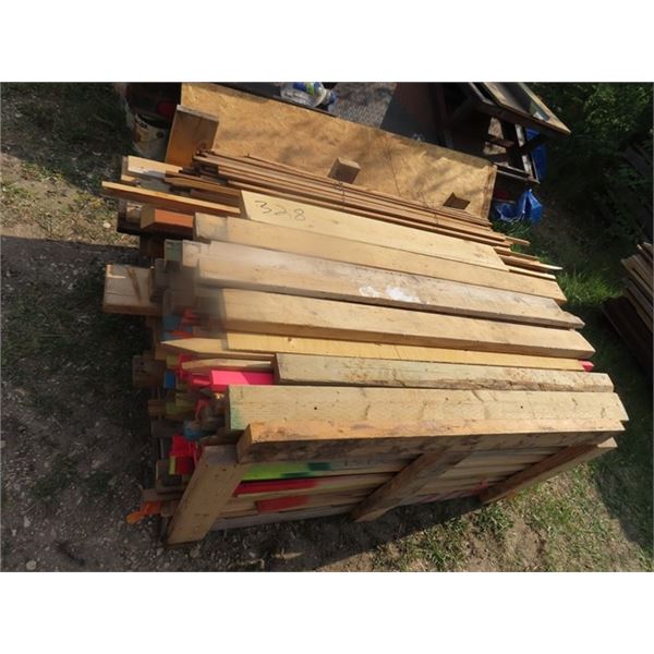 Small Lengths of 2x4s and 2x6s, Marking 