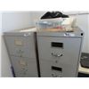Image 2 : 2 Metal 4 Drawer Filing Cabinets 