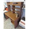 Image 2 : Particle Board Desk with Hutch