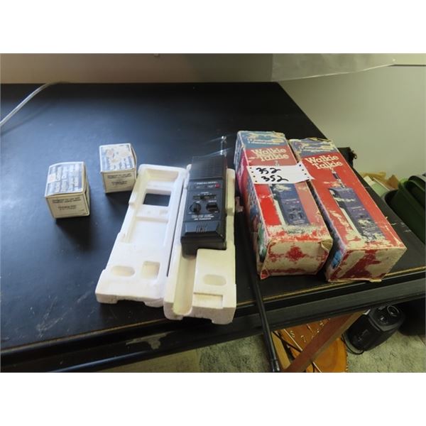Vintage Set of Walkie Talkies - Tested 