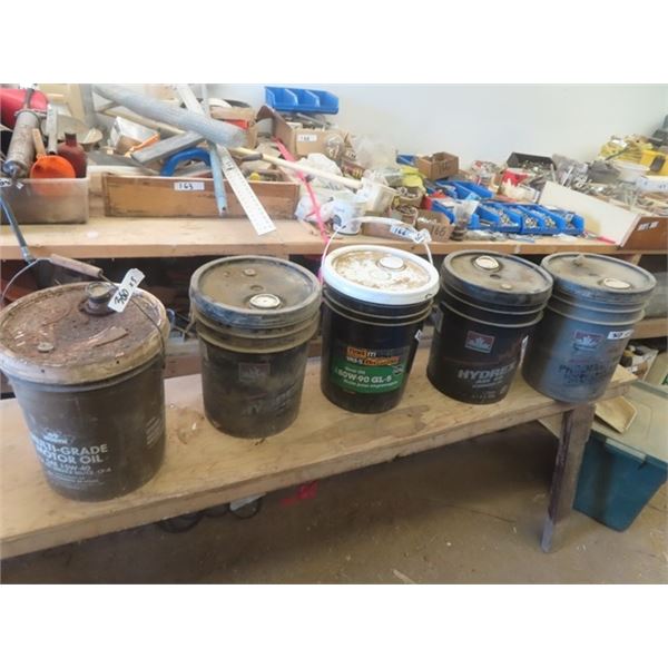 12-14 Gallons of Engine Hydraulic Oil, Gear Oil