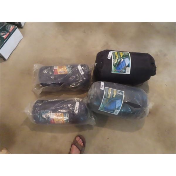 4 New Woods Sleeping Bags 