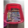 Image 1 : PINK TOTE OF DISNEYS VHS TAPES