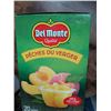 Image 1 : NEW DEL MONTE ORCHARD PEACHES 20 CUPS BOX 100% FRUIT JUICE
