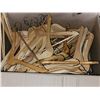 Image 1 : LOT OF 10 WOODEN HANGERS