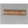 Image 1 : OBW BANK WRAPPED ROLL OF 1964 COPPER PENNIES