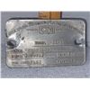 Image 1 : 1953 CHEVROLET GM COWL TAG