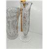 Image 2 : LTO FO 2 PRETTY CRYSTAL VASES