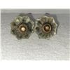 Image 1 : LOT OF 2 ANTIQUE GLASS HANDLES