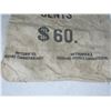 Image 2 : RARE AND HARD TO FIND CANADIAN MINT CANVAS BANK BAG
