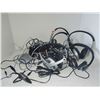 Image 1 : LARGE LOT OF HEADPHONES AND EAR BUDS