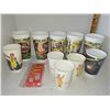 Image 1 : NICE LOT OF VINTAGE COLLECTIBLE MCDONALDS PLASTIC CUPS