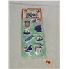 Image 1 : VINTAGE MONTREAL EXPOS 1983 PUFFY STICKERS NEW