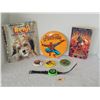 Image 1 : RANDOM LOT OF GOODIES. SPIER-MAN, DOOM, BENJI