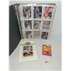 Image 1 : BINDER WITH BASKETBALL CARDS + VINTAGE BASEBALL WAX PACK