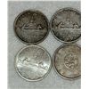Image 2 : LOT OF 10 CANADA SILVER DOLLARS