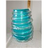 Image 8 : TALL BLUE 16" VASE ~ VERY PRETTY AND DIFFERENT!