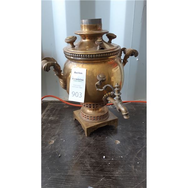 Antique Copper Hot Water Urn Cat B