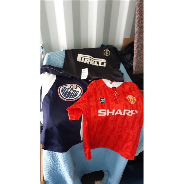 Signed Oilers Shirt & More Cat B