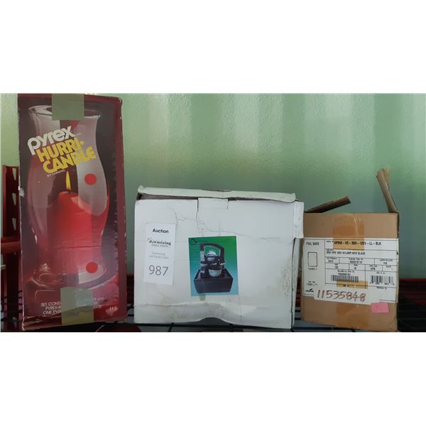 Mini Fountain, Out Door Light Cat A