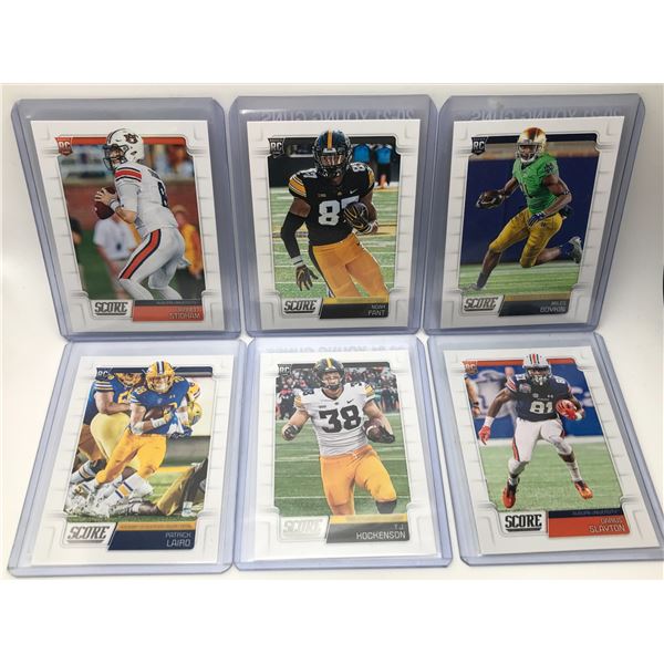 LOT OF SCORE FOOTBALL CARDS