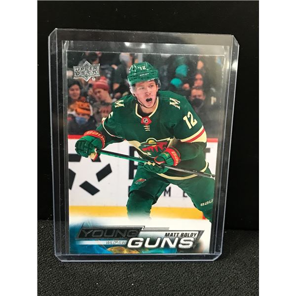 2022-23 UPPER DECK NO.201 MATT BOLDY YOUNG GUNS