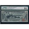 Image 1 : 1896 $1 Educational Silver Certificate PMG 64