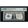 Image 1 : 1928 $1 STAR Silver Certificate PMG 63EPQ